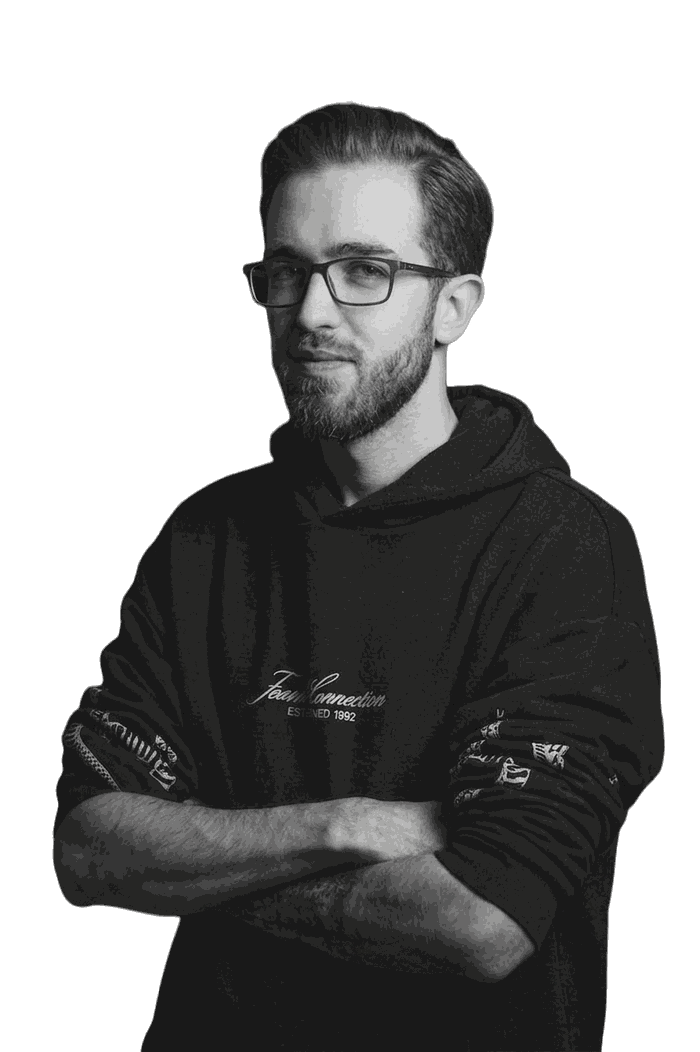 Portrait de Nicolas Briche, développeur web freelance